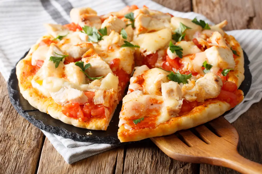 buffalo pizza with chicken