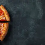 Tasty pepperoni pizza